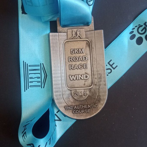 Athens Marathon Medal 2011 5km WIND Race collectible, like new