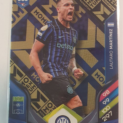 Panini Momentum Lautaro Martinez Inter FIFA 365 Andrenalyn XL 2026 like new card
