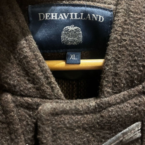 Dehavilland men's coat brown XL like new, very warm