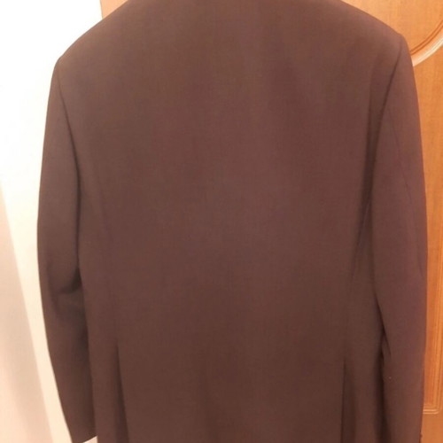 Berto Lucci suit used, brown, jacket size 52, pants size 44