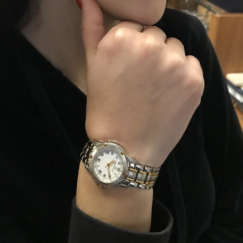 Maurice Lacroix women's watch new, 18k gold