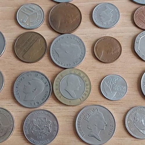Συλλογή 69 νομισμάτων μεταχειρισμένη από 21 χώρες