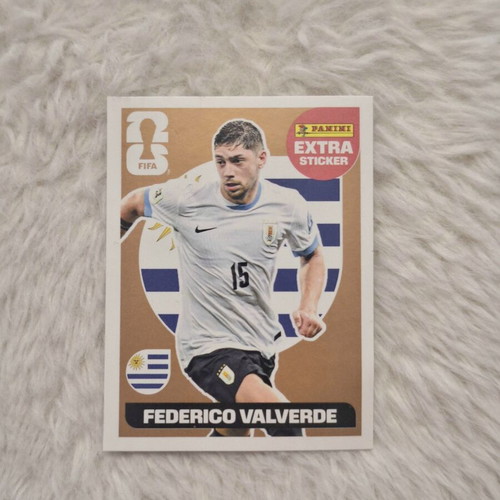 Federico Valverde extra sticker Panini new