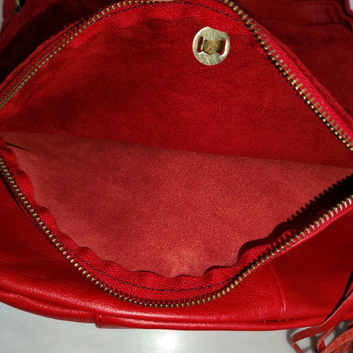 Tuscany Leather shoulder bag red like new