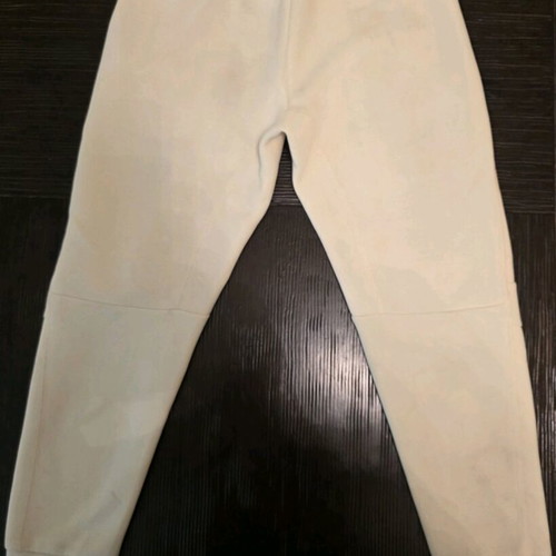 Παντελόνι φόρμας Nike Sportswear Tech Fleece εκρού σαν καινούργιο