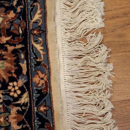 Persian rug used in good condition, silk and wool, handmade 1.60 x 0.93