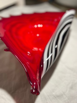 Glass table decor like new