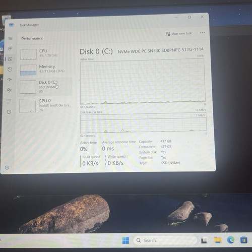 Acer N20C5 15" Laptop i5 11th Gen 12GB RAM 512GB NVMe SSD Like New