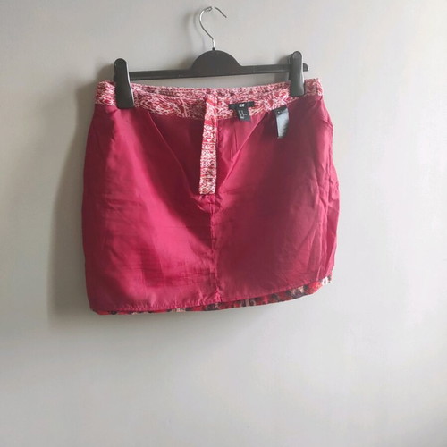 H&M mini skirt red like new
