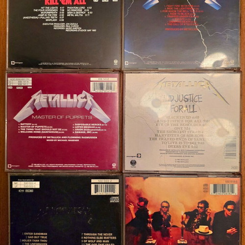 Metallica complete 11 CD collection like new, rare bootleg