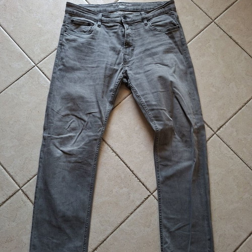 OVS Republic of Denim men's jeans, gray, regular fit, W34 EU 50