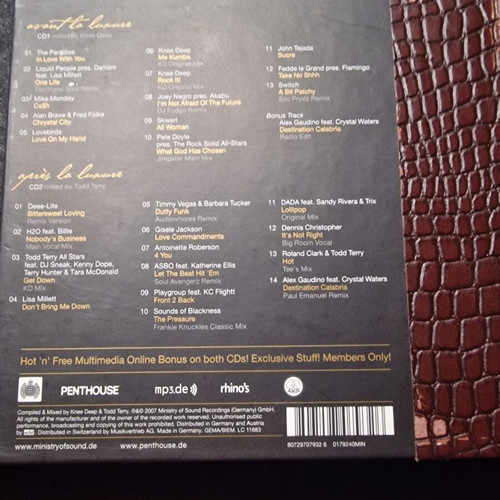 Various Penthouse La Nuit Luxure CD like new, electronic