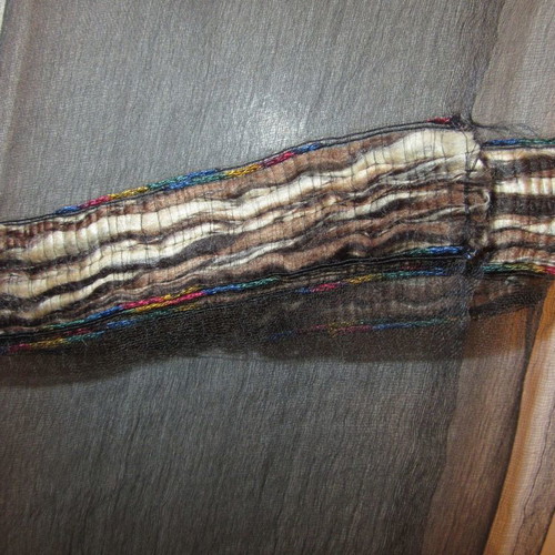 Silk women's evening scarf new, 100% silk