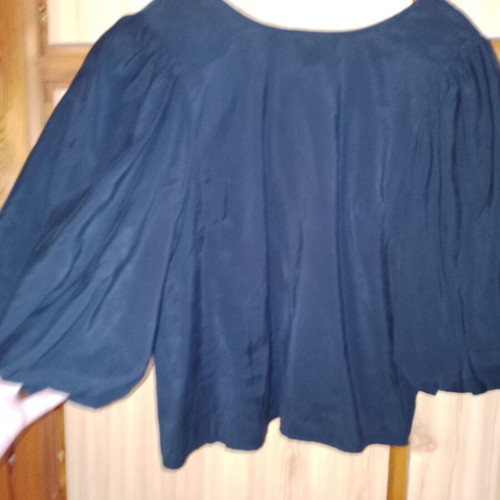 Elegant blouse with bow on back, new