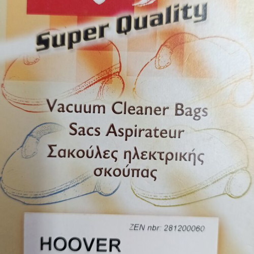 Hoover vacuum cleaner bags new, pack of 5