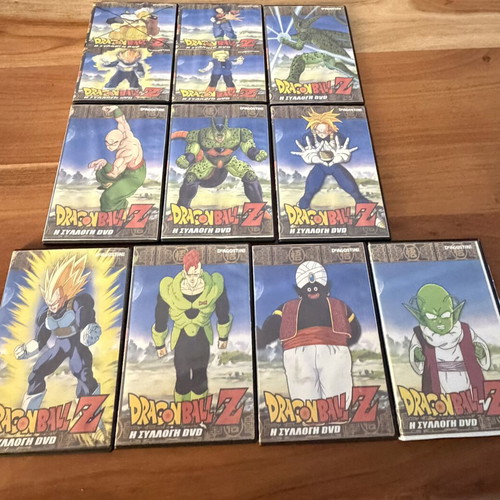 Dragon Ball Z DVD Collection DeAgostini Greece like new, dubbed, 40 DVDs