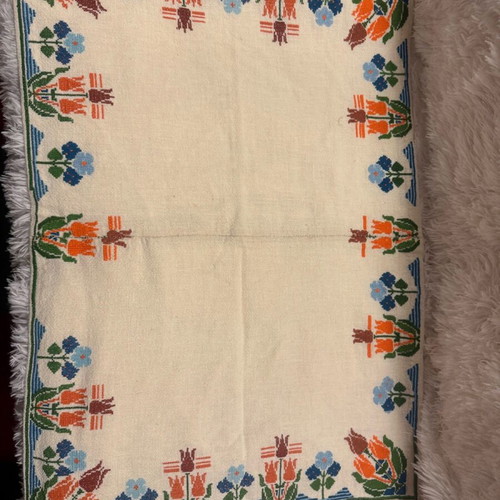 Handmade vintage semeni used 80x55