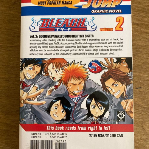 Bleach Vol.2 like new, English language