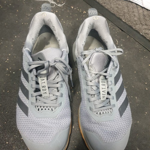 Adidas Dropset 3 athletic shoes used, size 42.5, grey