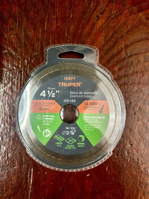 Granite marble ceramic cutting disc new, φ115 ultra-thin cut