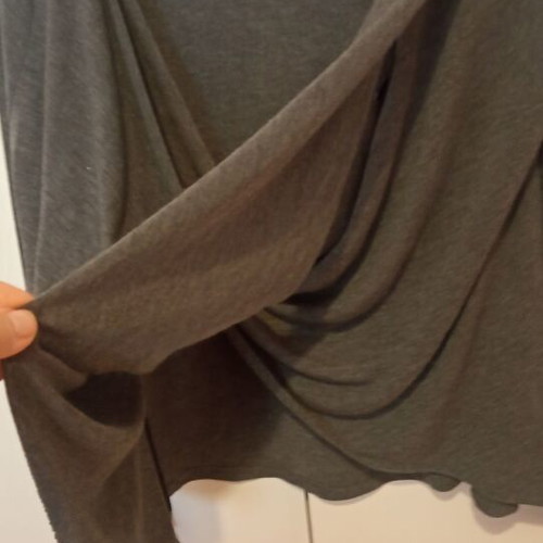 Paranoia blouse gray like new, size 5XL