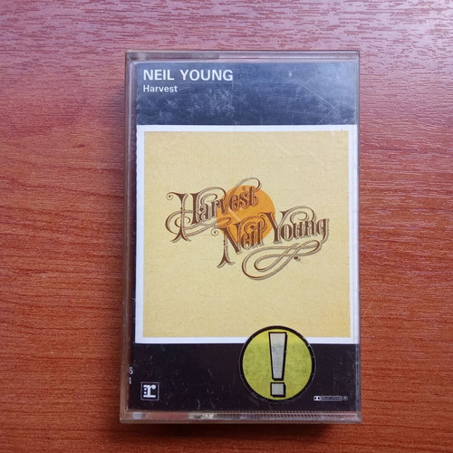 Neil Young Harvest audio tape collectible used, 1980s