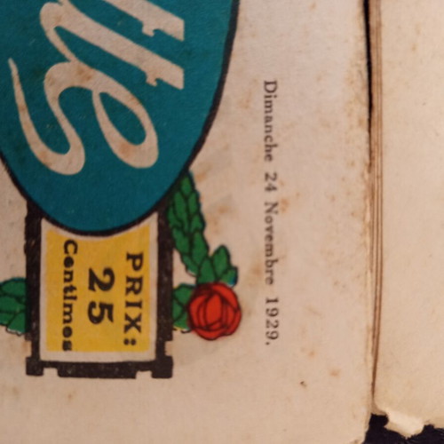 Lisette French magazines used, set of 6 from 1929
