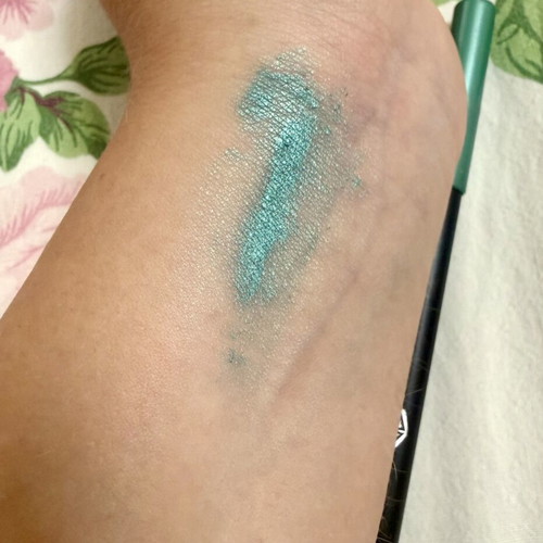 Erre Due Silky Eye Liner Pencil Metallic Dark Green Blue Soft