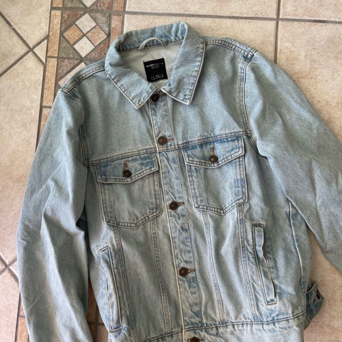 Bershka blue jacket used, size L