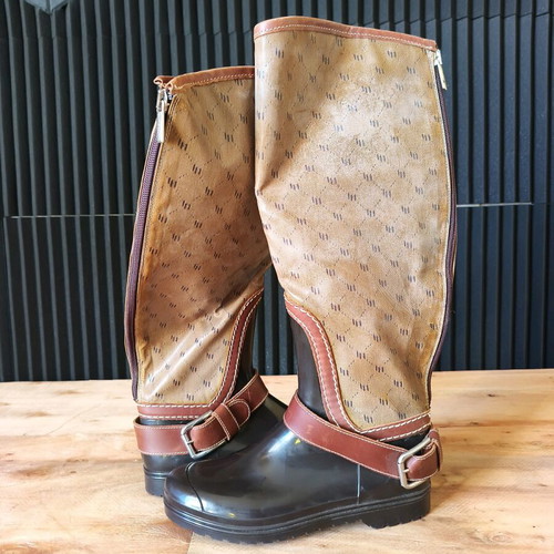 Tommy Hilfiger boots used, size EU 36, black and brown