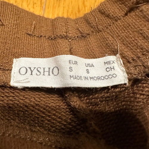 Oysho brown tracksuit used, size S