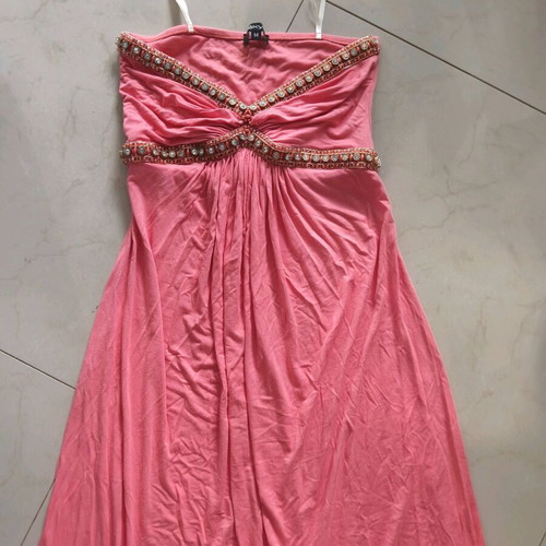 Coral dress size M like new, pink