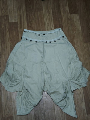 Scandalo Balloon Salvari Pants used, gray and beige, size M
