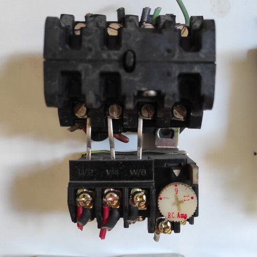 Electrical parts used from elevator control panel