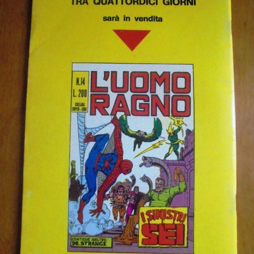 Spiderman #12 Italian edition comic book used