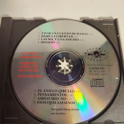 Juan Peña Lebrijano Orquesta Andalusi de Tanger Encuentros CD like new