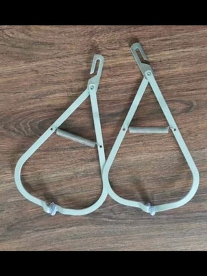 Door swing hooks for baby cradle