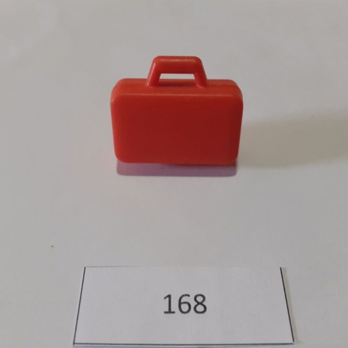 Playmobil suitcase red like new #168