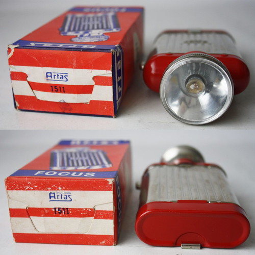 Vintage German Artas Focus flashlight new, 1980s