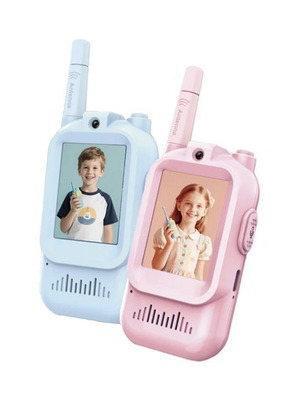 Video Walkie Talkie Set for Kids with Camera and Voice Change