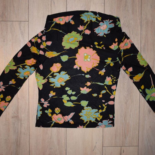 Red Valentino blouse with flowers like new, size 46