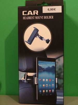 Car headrest mount holder for mobiles and tablets new
