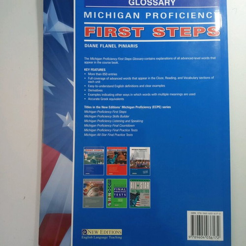 Michigan Proficiency First Steps pack of 2 books used