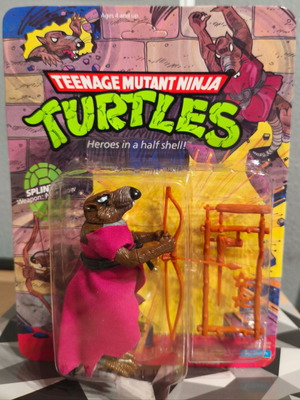 Vintage Splinter TMNT Playmates 1990 sealed new