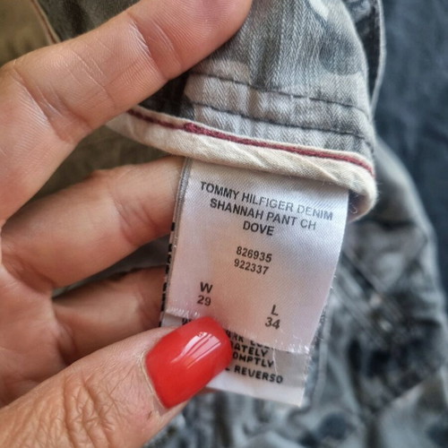Military low-rise jeans Tommy Hilfiger size L like new