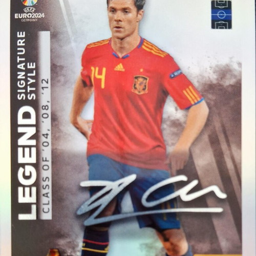 Xabi Alonso Signature Card Euro 2024 like new