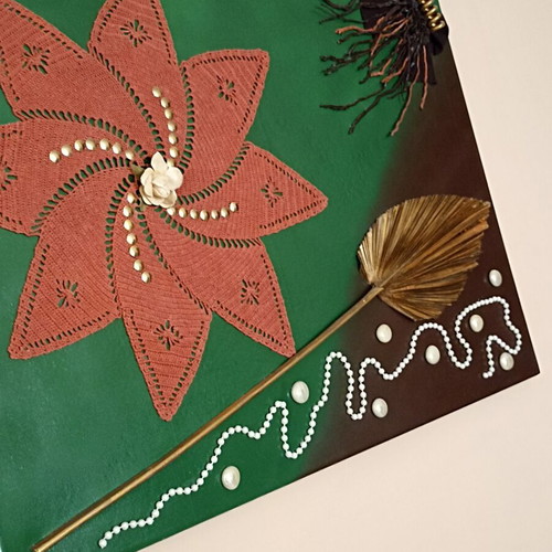 Decorative Canvas Wall Art handmade, 50x70 cm