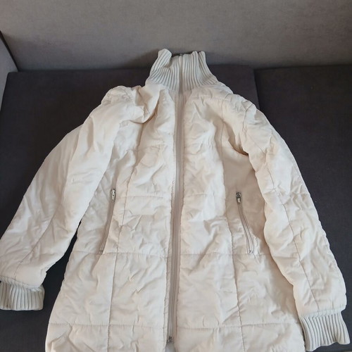Long women's Bundero jacket off-white like new