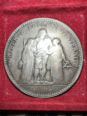5 Francs 1875 copy new
