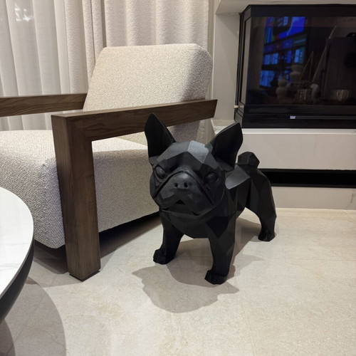 French Bulldog Decorative Statue used, modern design